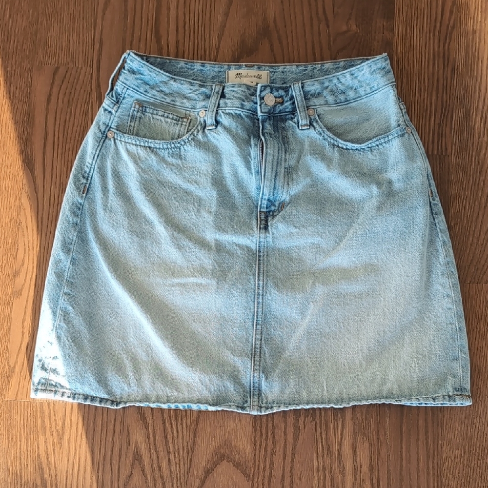 Madewell Blue Jean Skirt, Size 27
